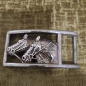 Belt buckle silver
